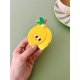 Petit miroir compact forme citron accessoire sac maquillage original