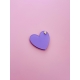 Miroir de poche coeur Infiniment maman effet galaxie violet et bleu