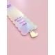 Détail marque-page plexiglas dégradé pastel cadeau fête des mères