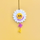 Bijou de rétroviseur Maman soleil personnalisé avec initiales enfants