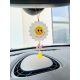 Bijou de rétroviseur Maman soleil personnalisé avec initiales enfants