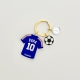 Porte-clés maillot France Papa personnalisé, cadeau papa fan de foot
