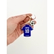 Porte-clés maillot France Papa personnalisé, cadeau papa fan de foot
