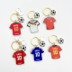 Porte-clés maillot football Papa maillot équipe européenne, cadeau fête des pères