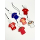 Bijou rétro de voiture maillot de foot, cadeau papa fan de foot
