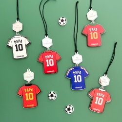Bijou de voiture maillot équipe de foot Papa personnalisé - équipes européennes