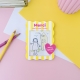 Magnet personnalisé Marguerite pour dessin d’enfant et cadeau maîtresse