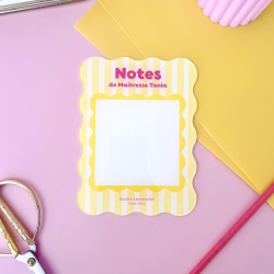 Cadeau de fin d’année scolaire coloré pour maîtresse