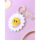 Porte-clés fleur marguerite fabriqué en France