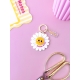 Porte-clés marguerite en plexiglas collection scolaire