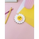 Miroir marguerite rétro personnalisé avec prénom enfant