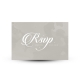 Carton réponse RSVP mariage hivernal, nuances de beige