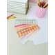 Règle scolaire colorée 15 cm pour enfant, message Des rêves plein la trousse