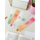 Collection de marque-pages en plexiglas colorés avec citations positives