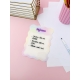 Petit mémo aimanté pour frigo avec liste manuscrite effaçable