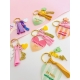 Collection de porte-clés enfant à messages positifs pour cartable et trousse