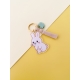 Porte-clés enfant personnalisé animal kawaii - Les Pitipotes