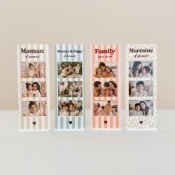 Cadre photo photomaton Lovely Family, cadeau pour toute la famille