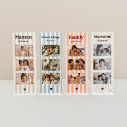 Cadre photo photomaton Lovely Family, cadeau pour toute la famille