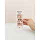 Cadre photo photomaton rayures beige, cadeau pour une maman