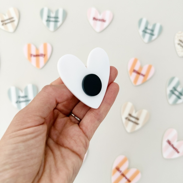 Magnet coeur famille, petit cadeau à s'offrir ou à offrir