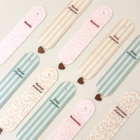Marque-page en plexiglas Lovely Family