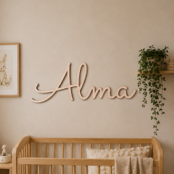 Prénom en bois à personnaliser, décoration chambre bébé