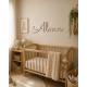 Prénom personnalisé en bois pour chambre enfant