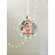 Décoration sapin de Noël photo, boule de Noël personnalisée Parrain