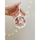 Boule de Noël personnalisée avec photo, cadeau maman