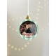 Boule de Noël personnalisée avec photo, cadeau frère