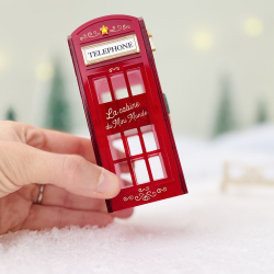 Cabine du Père Noël pour scène miniature féérique