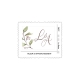 Fichier HD pour timbre poste collection aquarelle Eucalyptus personnalisée