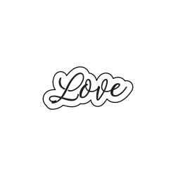 Motif love sablés originaux cookie cutter