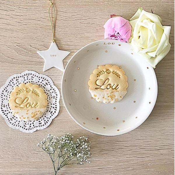Cookie cutter bapteme fleur champêtre naissance gâteau DIY anniversaire
