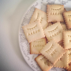 Biscuits personnalisés anniversaire petit beurre prénom