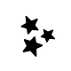 Étoiles décoratives chambre enfant, prénom en bois ou plexiglas