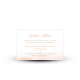 Carton invitation repas mariage Arche Florale