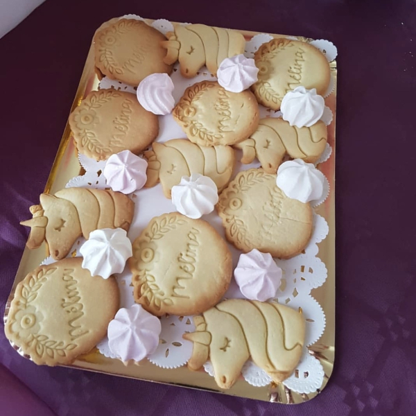Anniversaire enfant licorne, sablés licorne