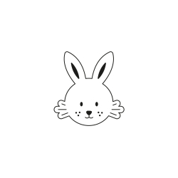 Emporte-pièce lapin biscuit baptême