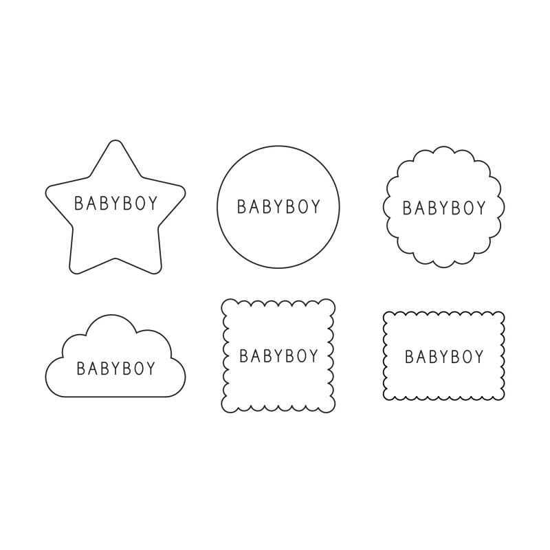 Emporte-pièce baby boy / baby girl pour baby shower - Print Your Love   Biscuits pour fête prénatale, Gateau baby shower garcon, Biscuit  personnalisé