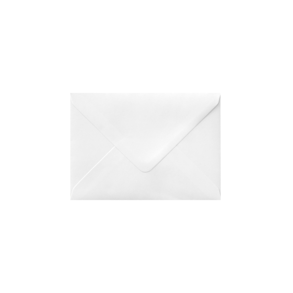 Enveloppe standard blanche pour faire-part naissance