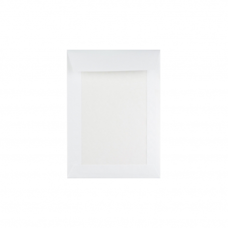 Enveloppe blanche dos cartonné pour faire-part