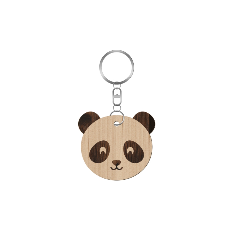 Pipo le panda en peluche porte-clés personnalisable - Peluche Création