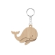Porte-clés baptême personnalisé modèle baleine