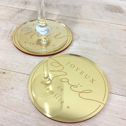 Dessous de verre originaux table de Noël