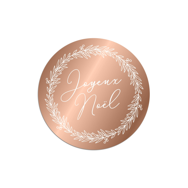 Dessous de verre plexiglas miroir rose gold, décoration table de Noël