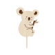 Cake topper en bois koala