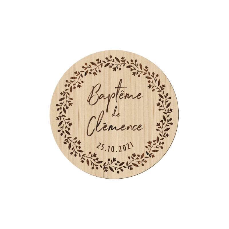 Annonce grossesse originale, magnet en bois - Print Your Love