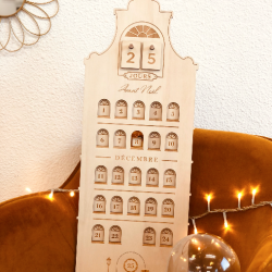 Calendrier de l'Avent original maison hollandaise